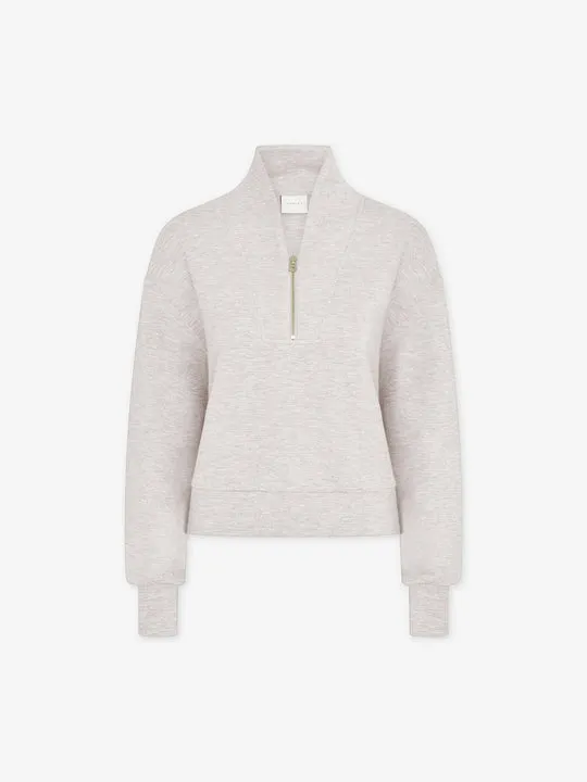 VARLEY DAVIDSON SWEAT - IVORY MARL