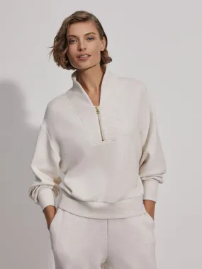 VARLEY DAVIDSON SWEAT - IVORY MARL