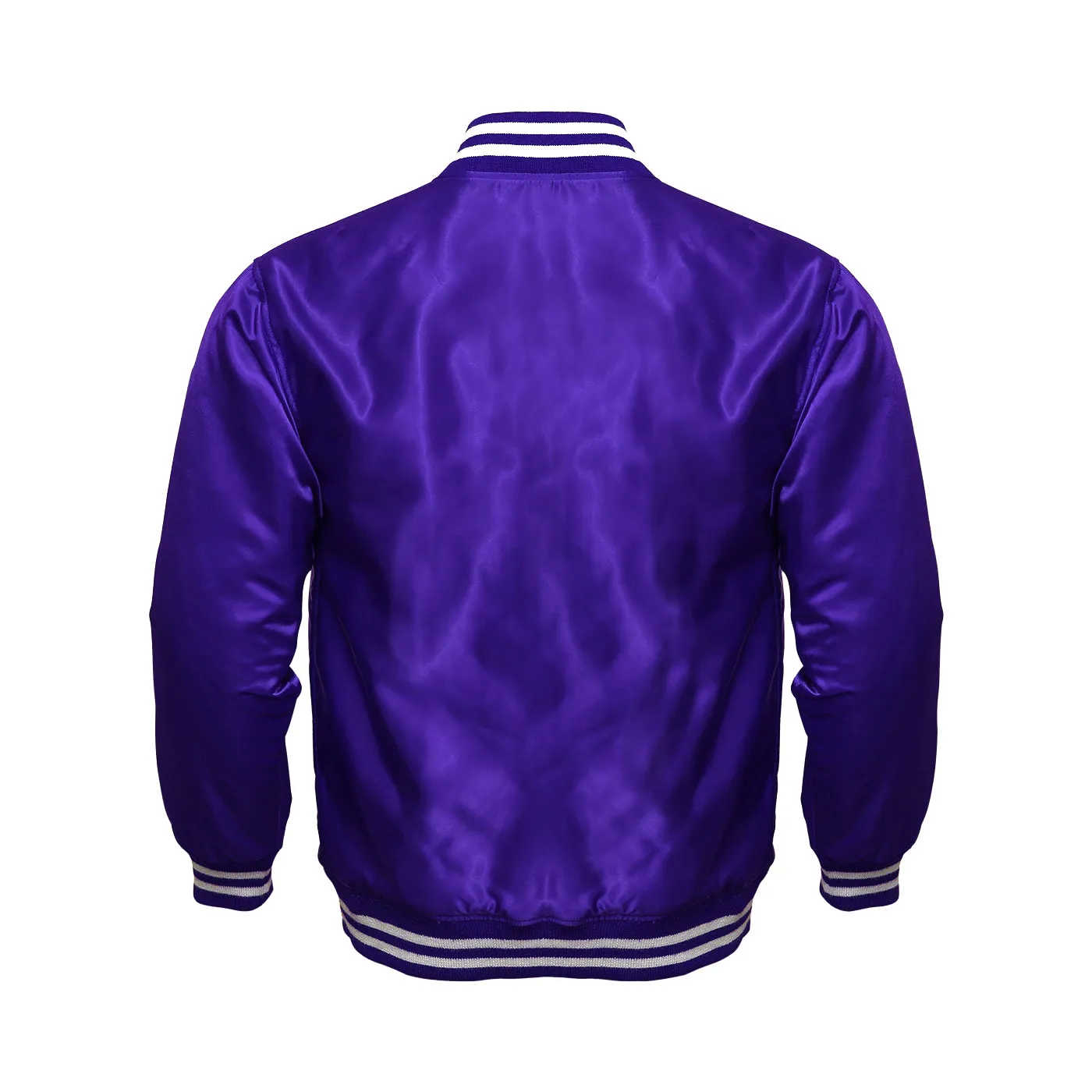 Women Satin Jacket All Purple