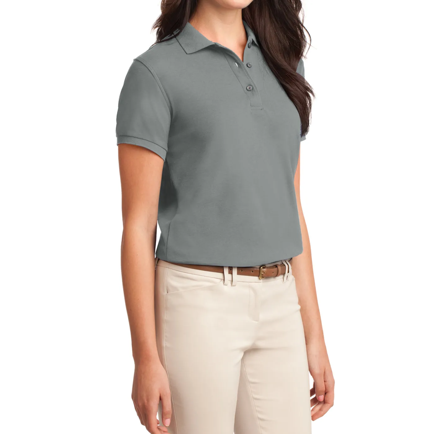 Women's Comfortable Silk Touch Polo Golf Shirt Short Sleeve