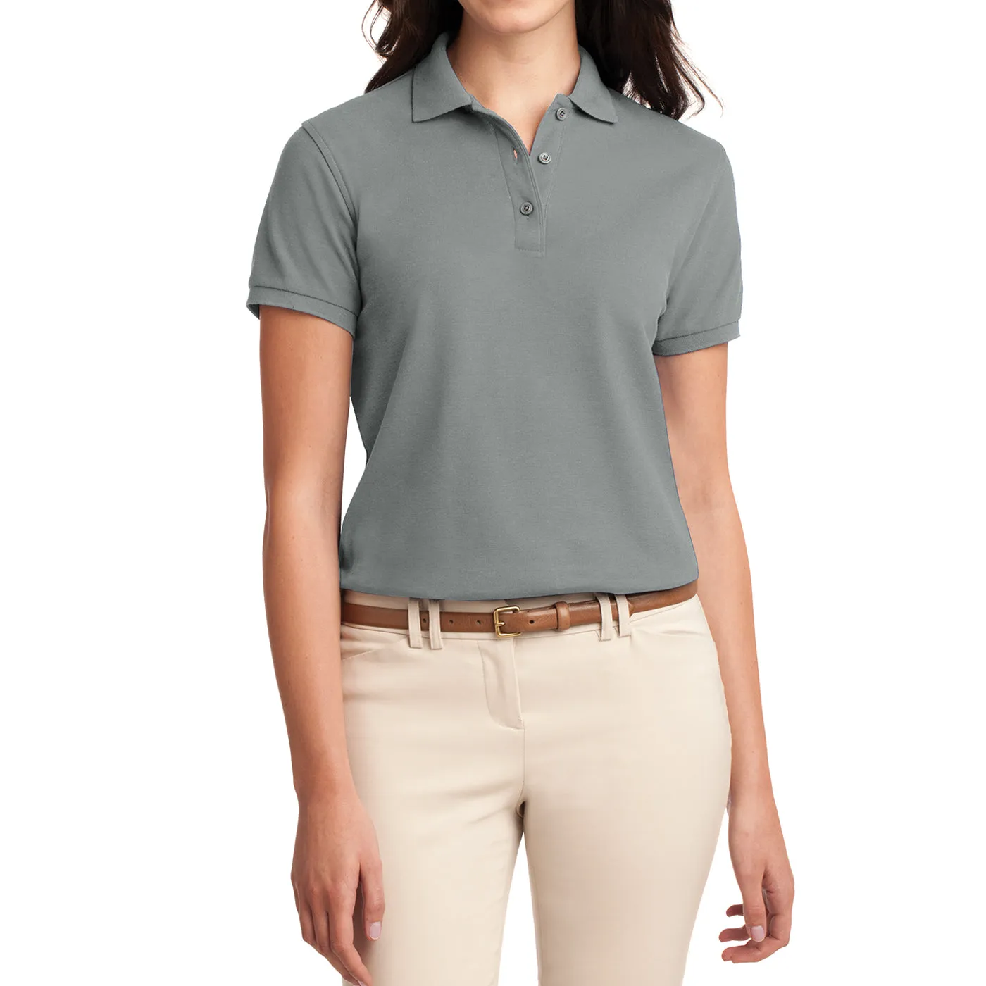 Women's Comfortable Silk Touch Polo Golf Shirt Short Sleeve