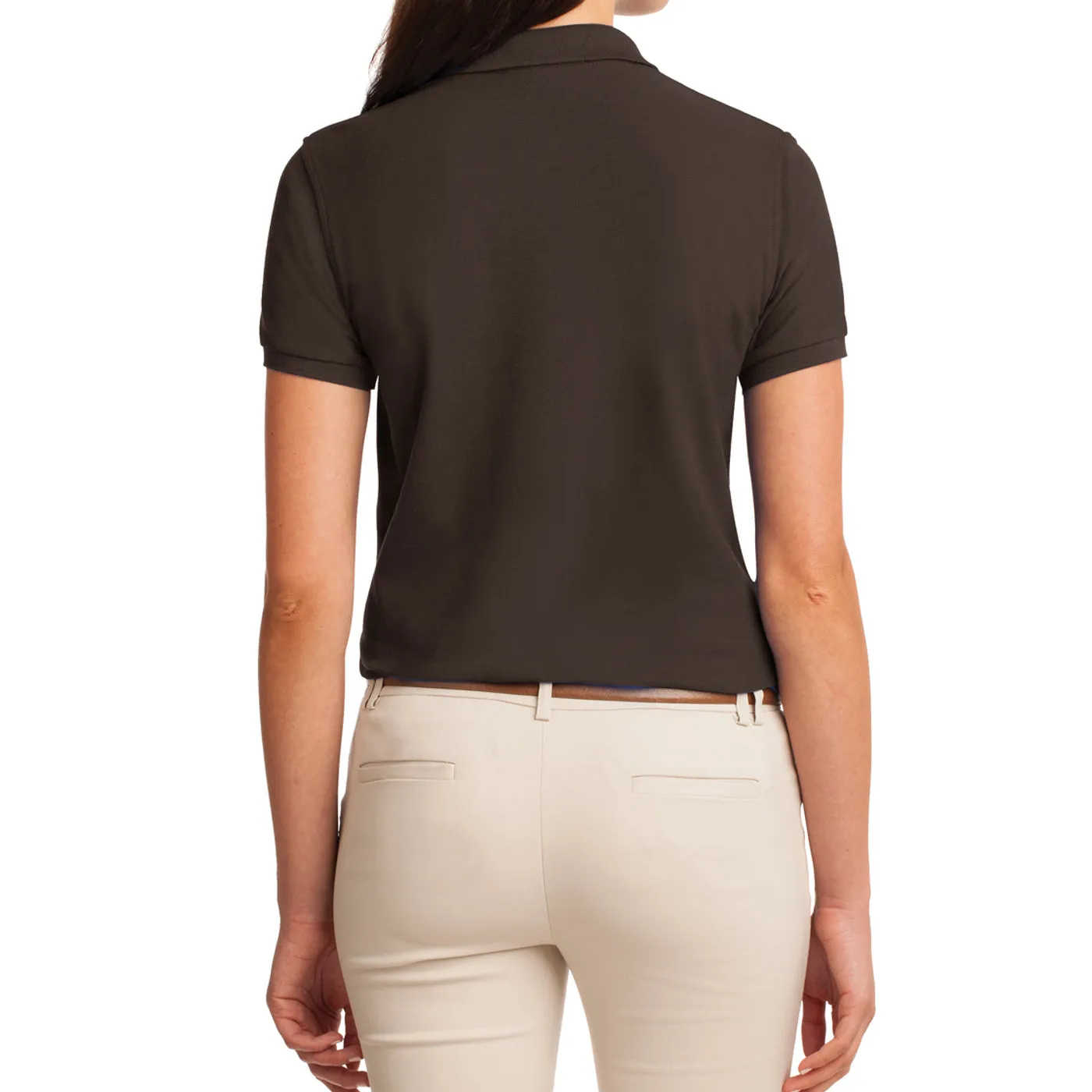 Women's Comfortable Silk Touch Polo Golf Shirt Short Sleeve