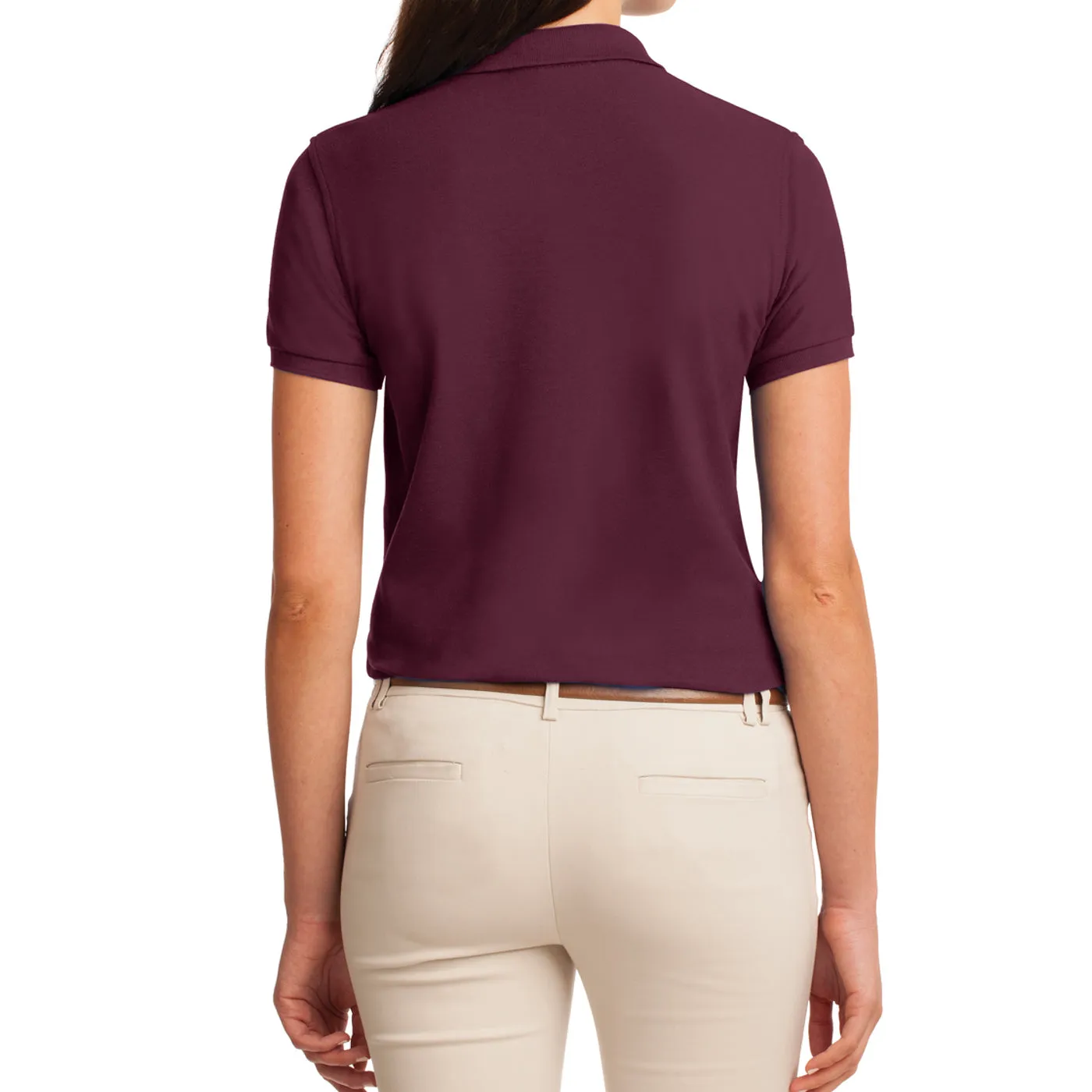 Women's Comfortable Silk Touch Polo Golf Shirt Short Sleeve