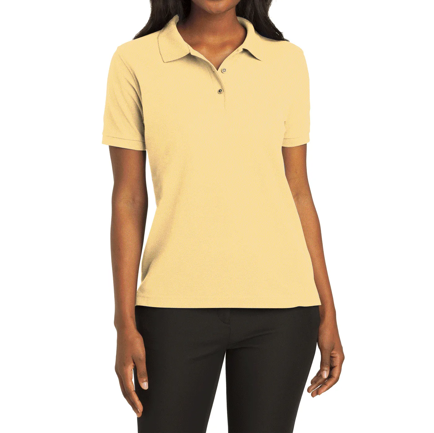 Women's Comfortable Silk Touch Polo Golf Shirt Short Sleeve