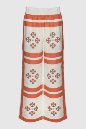 Zoe Kratzmann Breeze Pant in Tamarillo Scarf