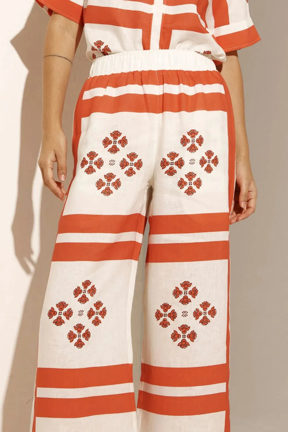 Zoe Kratzmann Breeze Pant in Tamarillo Scarf